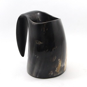 Taza de cuerno para beber de ágata artesanal Natural de nuevo diseño, tazas de cuerno vikingo de Material orgánico para Vasos - Product Image 3
