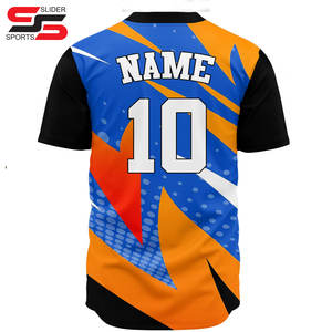 2025 nouveau fabricant OEM maillots de Baseball cousus vierges de haute qualité entièrement colorant Sublimation maillots de Baseball maillot - Product Image 2