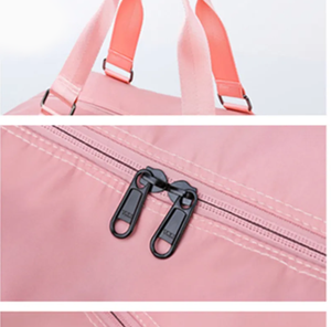 <b>Pink</b> Color Large Outdoor Men Gym Sports Travel <b>Bag</b> for Shoes and Clothes <b>Hot</b> Sale Customized Travel <b>Bag</b> Wholesale Price - Product Image 3