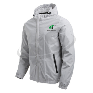 Vente en gros 100% veste coupe-vent imperméable en nylon pour hommes vestes réfléchissantes pour hommes vêtements de course et de course en plein air - Product Image 1