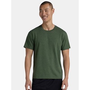 เสื้อยืดคอกลมสำหรับผู้ชายสีดำและสีขาวสีเทากรมท่าเบาพิเศษแห้งเร็วระบายอากาศได้ดี - Product Image 1