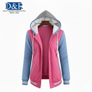 Veste bomber imperméable à col montant en laine/cachemire pour femme, design original, best-seller en Malaisie, pour l'automne/hiver - Product Image 3