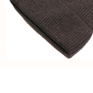 Nouveaux bonnets de haute qualité Logo personnalisé Patch hommes femmes bonnet tricoté bonnet d'hiver chapeaux avec étiquette tissée bonnet tricoté - Product Image 2