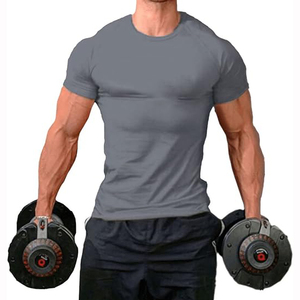 Camisetas de alta calidad con impresión personalizada, camiseta a granel para hombre, camiseta lisa en blanco, camiseta con logotipo impreso, camiseta personalizada de manga corta para gimnasio - Product Image 5