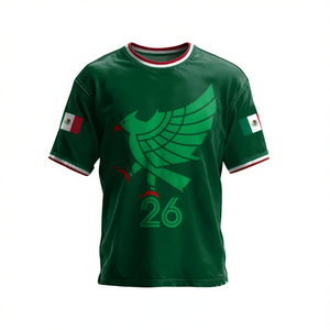 Maglia da Tifoso Unisex per la Coppa del Mondo di Calcio 2026 in Messico con Grafica dell'Aquila Tricolore - Product Image 2