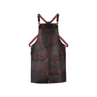 Uniforme de chef en cuir OEM, uniforme de chef de restaurant unisexe, personnalisable, manches courtes/longues, confortable