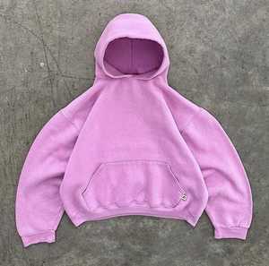 Sudadera con capucha y logotipo personalizado forrada de invierno bordada impermeable y anti-contracción de punto con patrón sólido - Product Image 6