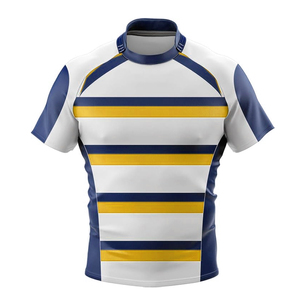 Camisetas de rugby impresas personalizadas con logotipo y nombre de equipo Ropa deportiva Camisetas de fútbol de rugby para equipo de adultos - Product Image 4
