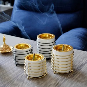Soporte de incienso de gran tamaño, conjunto de quemador Bakhoor, regalos Eid de lujo, venta al por mayor, quemador Bakhoor para Ramadán - Product Image 3