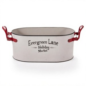 Planteur de champ de lanterne de neige conçu avec la chaleur des vacances pour les arrangements à feuilles persistantes décor de bougie de baies et la joie de Noël - Product Image 6