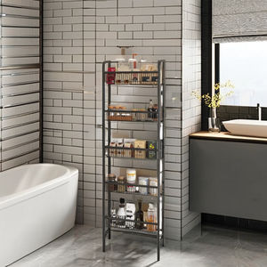 Estantería Metálica Moderna de 5 Niveles, Ajustable y Estrecha, Multifuncional, Tipo Escalera para Cocina, Baño y Almacenamiento en Espacios Pequeños - Product Image 6