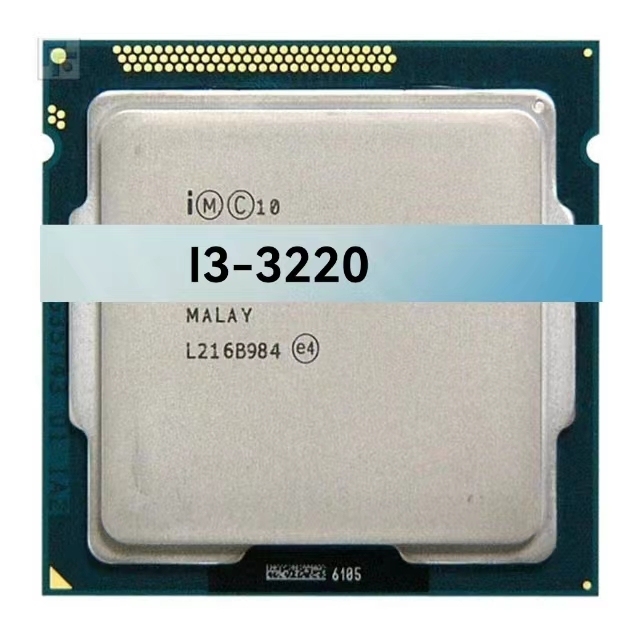 Wholesale Used I3-3220 CPU for Tel I3 3rd Generation Professional Desktop Gaming Computer with New Tray Package