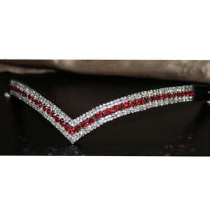 สายรัดคิ้วหนังม้าพรีเมี่ยมดีไซน์หรูหราทนทานและสวมใส่สบายสำหรับบังเหียนและอุปกรณ์สำหรับการขี่ม้า - Product Image 1