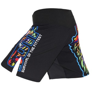 Short MMA décontracté imprimé tigre pour le fitness Short de combat féroce pour la boxe en kickboxing avec respirant Tiger Muay Thai - Product Image 2