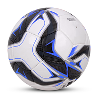 Ballon de football à vessie en latex cousu à la main taille 5 en PU pour adultes, utilisation intérieure/extérieure