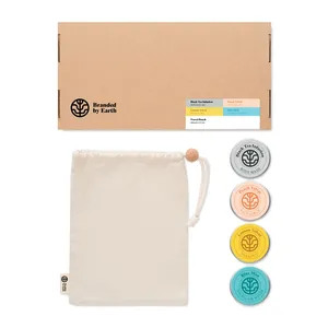 Elegant Sustainable Toiletry Bag Travel <b>Gift</b> <b>Set</b> for <b>Men</b> and Women - Product Image 1