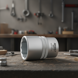 Llave de vaso cuadrada Hazet de 1/2'' y 12 puntas con perfil de tracción y moleteado - Product Image 3