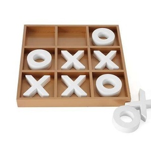 Juego de Tic Tac Toe clásico unisex hecho de madera de mango para rango de edad de 5 a 7 años - Product Image 6