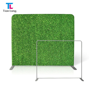 Fond de support de salon commercial de 10 pieds X 8 pieds avec taie d'oreiller en marbre et panneau d'affichage en tissu de tension - Product Image 3