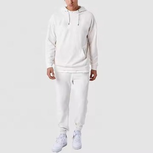 Ensemble de survêtement en molleton de coton pour homme de haute qualité 2025, deux pièces, vêtements de sport pour la salle de sport, pour l'hiver, à prix avantageux - Product Image 1