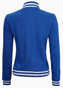 Lana de mujer hecha 2024 Venta al por mayor Chaquetas de béisbol de la mejor calidad para mujeres - Product Image 2