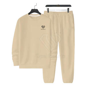 Trajes de sudor personalizados coloridos para hombres Trajes de sudor personalizados de invierno gruesos de gran tamaño para hombres en el mejor material - Product Image 1