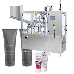 Dentifrice pour enfants crème à raser remplisseur rotatif automatique Tube souple Machine <span class=keywords><strong>de</strong></span> remplissage et <span class=keywords><strong>de</strong></span> scellage à piston pour pâte ou crème - Product Image 1
