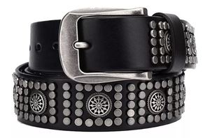 Venta al por mayor de fábrica, cinturón de cuero elegante de gama alta, cinturón de cuero de alta calidad para hombres, cinturón Premium Sense - Product Image 4