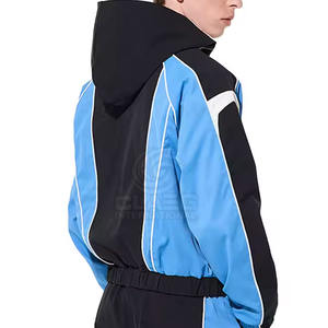 Producto de alta demanda, chándal cortavientos impermeable para hombre a la venta, chándal cortavientos estilo cremallera para hombre - Product Image 3