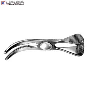 Abrazaderas de Bulldog atraumáticas GLOVER, abrazaderas vasculares curvas de 5,5 cm, instrumentos médicos de tejido de agarre atraumático quirúrgico no aplastante - Product Image 3