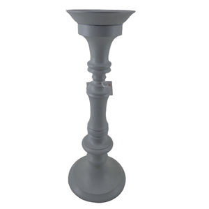 Portavelas de aluminio Soporte de vela de diseño de lujo de color blanco lavado para decoración del hogar - Product Image 5