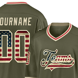 New Factory Ice Hockey Jerseys OEM Customized Team Blank Ice Hockey Wear Sublimation Printing Ice Hockey Jerseys Breathable - Product Image 2