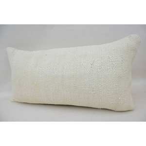 <b>Beige</b> Wool Kantha Patchwork Pillow 12x24 Inch Floral Vintage Toile Pattern Cushion Woven Embroidered Decorative <b>Throw</b> Pillow - Product Image 3