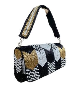 Lujosas carteras de mano con cuentas hechas a mano, exquisito bordado, bolso de mano de noche, artesanías de lujo baratas en accesorios de moda - Product Image 1