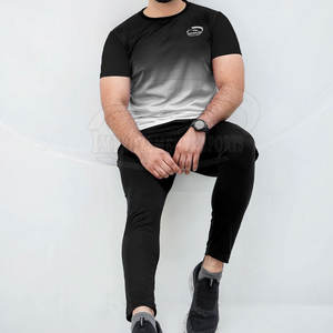 Venta directa de fábrica Heavy Duty Custom Knitted T-Shirts Set Verano Casual Transpirable Diseño Bajo MOQ - Product Image 4