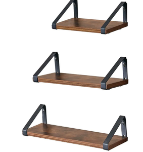 Kits d'étagères flottantes en bois pour murs de magasins - Product Image 4