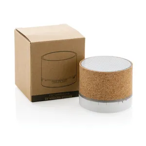Haut-parleur sans fil 3W Cork, gadgets promotionnels durables avec port USB - Product Image 4