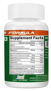 Calcio Magnesio Zinc con vitamina D3, boro, K2 y B12 | Suplemento completo de Salud Ósea y soporte articular para hombres y mujeres - Product Image 4