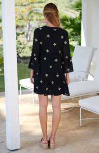 Vêtements de club sexy à manches longues brodés de fleurs personnalisés 2026 pour femmes - Product Image 5