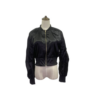 Mejor Venta de chaqueta de satén de estilo americano precio al por mayor tela de lona con decoración de bordado - Product Image 5