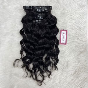 Extensions de cheveux humains bruts vietnamiens de couleur naturelle de style européen prix usine clip sans couture boucle ondulée droite expédition rapide - Product Image 3