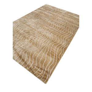 Alfombras Azalea Gold de Viscosa, Poliéster y Seda de Bambú Anudadas a Mano, de Alta Calidad, con Patrón Abstracto Rectangular para Sala de Estar, para Adolescentes - Product Image 2