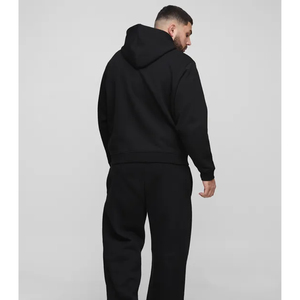 Meilleure vente pour homme Sweat à capuche zippé avec logo personnalisé Sweat à capuche zippé en coton français de haute qualité avec impression éponge de haute qualité - Product Image 4