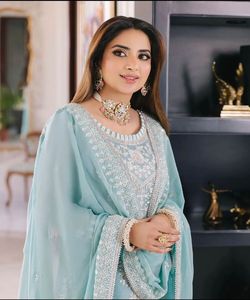 Ropa Africana Boutique Diseño Gharara Casual Long Off White Tenedor Estilo Negro 2 piezas - Product Image 6