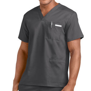 Uniformes médicos para hombre totalmente personalizados, conjuntos de uniformes médicos de manga corta con cuello levantado, uniformes médicos ligeros con diseños únicos - Product Image 5