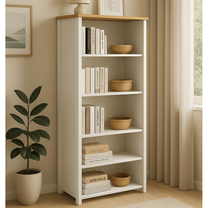 5-Tier Wooden Bookcase Storage Shelf Minimalist Display Cabinet for Home Office - Product Image 3