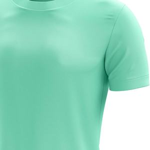 Top qualité hommes T-Shirts coton été T-Shirt Style à la mode T-Shirt couleur unie coupe régulière T-Shirt hommes - Product Image 1