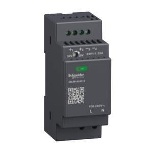Alimentation industrielle modulaire monophasée Schneider Electric ABLM1A24012 100-240V AC 24V 1.2A avec fonction de régulation - Product Image 1