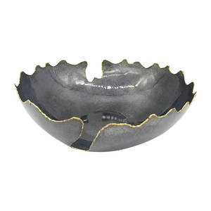 ชุดชามตกแต่งโลหะสีดำของตกแต่งโต๊ะกลางบ้าน3ชิ้นขนาด12 15 18นิ้ว - Product Image 1