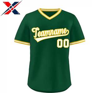 Maillot de baseball professionnel équipe porter prix de vente en gros qualité personnalisé votre propre conception et logo tissu confortable - Product Image 5